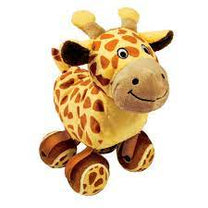 KONG Shake & Squeak Tennishoes Giraffe Chew Toy for Dogs Large