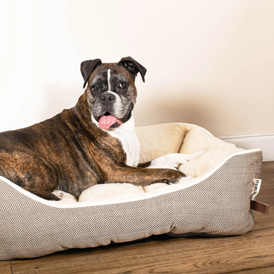 Herringbone dog deals bed