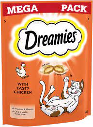 Dreamies Chicken Treat Pouches for Cats Mega Pack