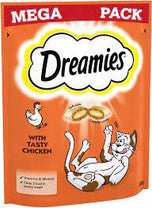 Dreamies Chicken Treat Pouches for Cats Mega Pack