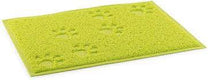 Ancol Dog Feeding Mat Non-Slip Paw Design - Green