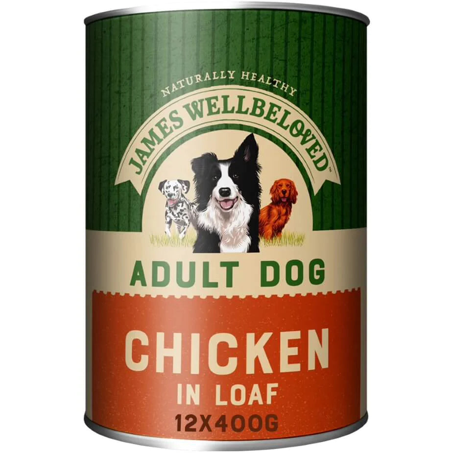 James Wellbeloved Chicken & Rice In Loaf Wet Adult Dog Food