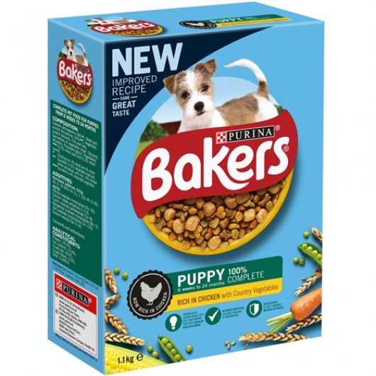 Bakers Puppy Dog Rich In Chicken With Country Vegetables 2.85kg
