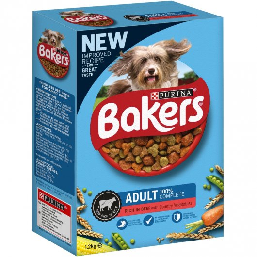 Purina Bakers Beef with Country Vegetables Dry Food for Dogs - 3kg