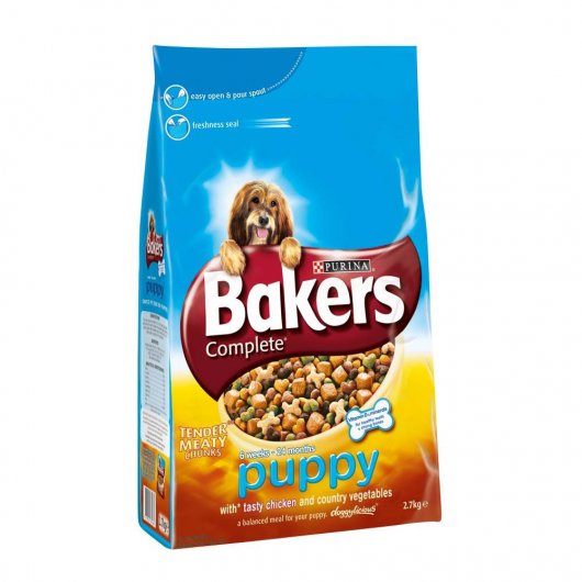 Purina Bakers Complete Chicken Puppy Food 12.5kg
