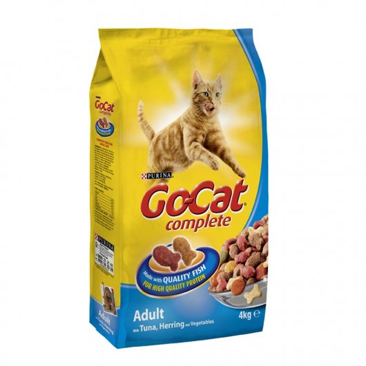 Purina Go-Cat Complete Tuna Herring & Vegetables for Cats 4kg