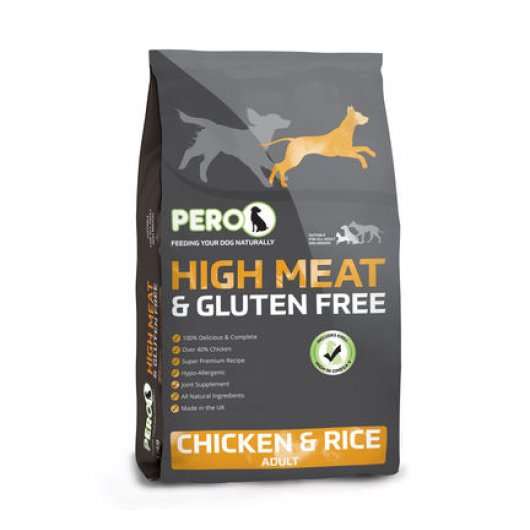 Pero High Meat & Gluten-Free Chicken & Rice for Dogs 12kg