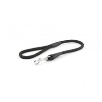 Ancol Rope Dog Lead Trigger Hook Black
