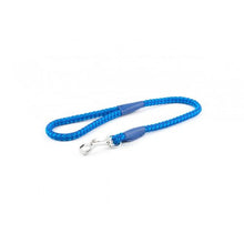 Ancol Rope Dog Lead Trigger Hook Blue