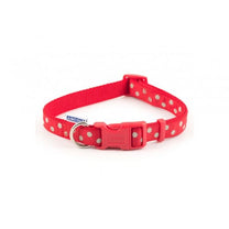 Ancol Vintage Polka Dot Dog Collar Red 30-50cm (12-20")