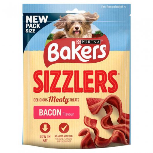 Bakers Dog Treat Bacon Sizzlers 90g