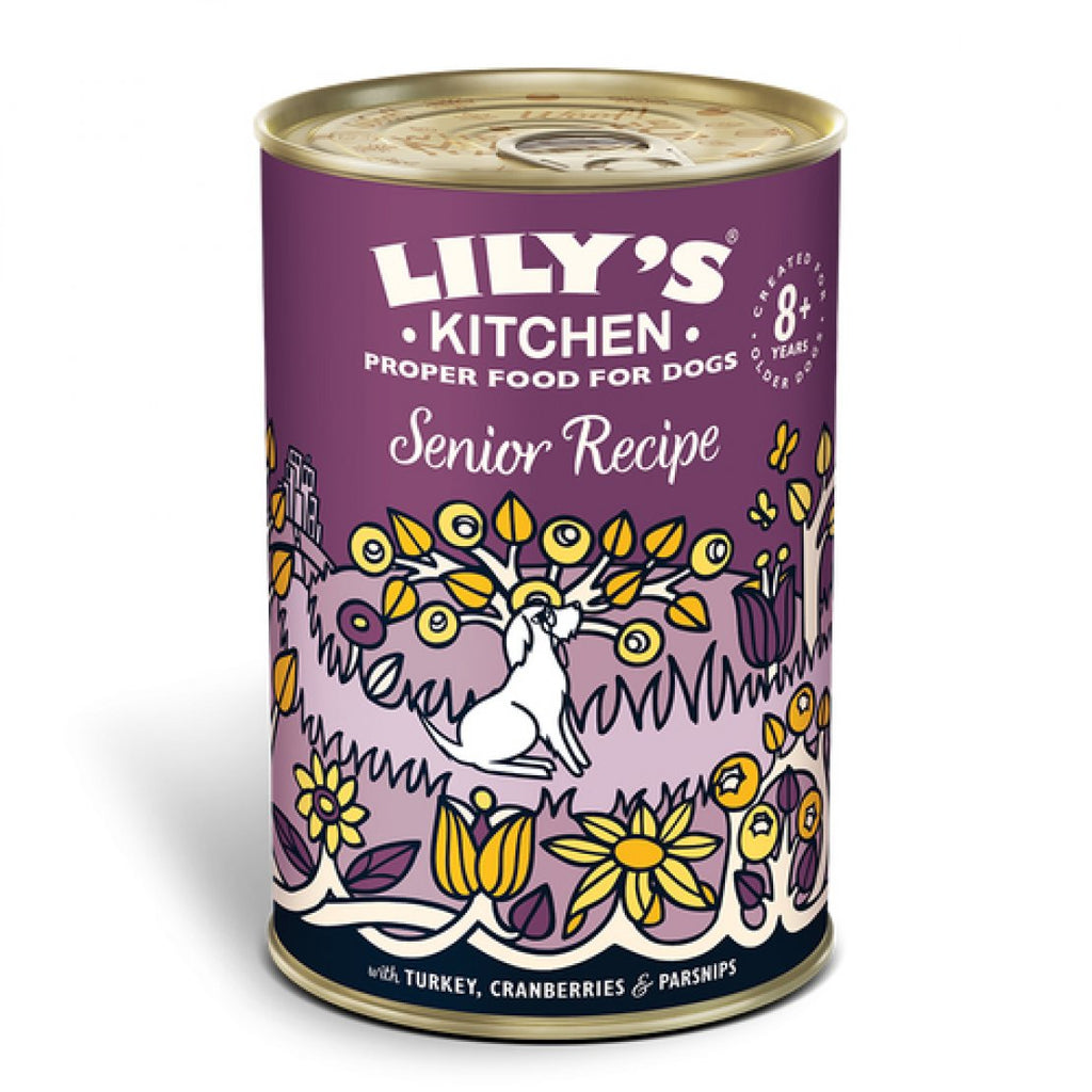 Lily's Kitchen Senior Recipe Tin Wet Food for Senior Dogs - 400g