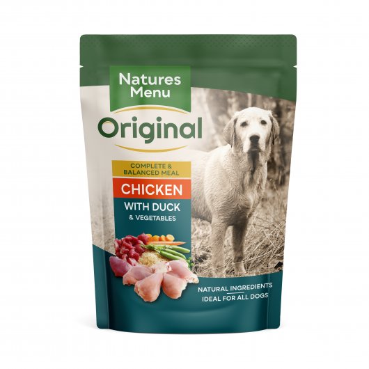 Natures Menu Complete Chicken & Duck Pouch for Dogs 300g