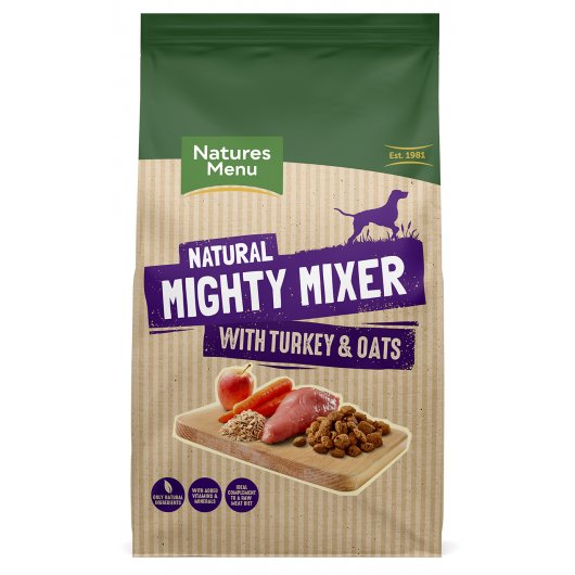 Natures Menu Mighty Mixer with Turkey & Oats for Dogs