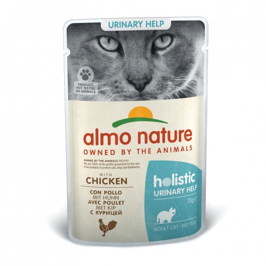 Almo Nature Functional Wet Food Pouch for Cats Urinary Support Chicken