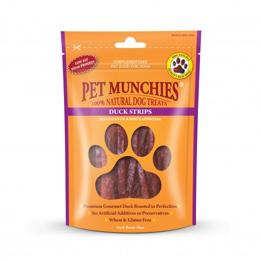 Pet Munchies Duck Strips Treats for Dogs 320g