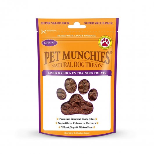 Pet Munchies Liver & Chicken Training Treas for Dogs 150g