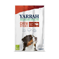 Yarrah Organic Beef with Seaweed & Spirulina Chew Sticks for Dogs 33g