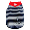 Happy Puppy Blue Striped Sailor Tank - Extra Small