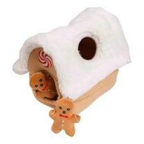 Pet Brands Festive Gingerbread House Hide And Seek Toy