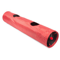Acticat Play Tunnel for Cats - Red Polka