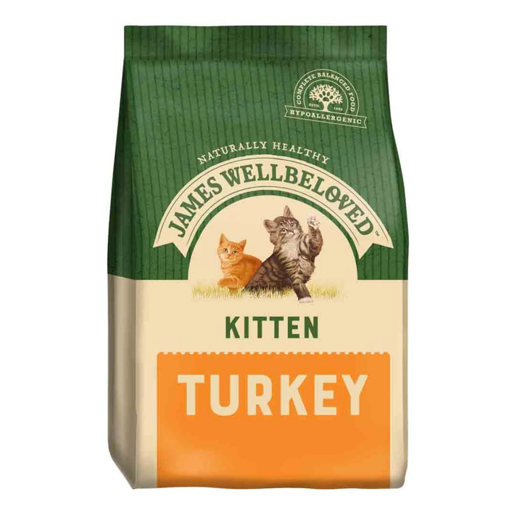 James Wellbeloved Feline Kitten Food Turkey & Rice - 1.5Kg