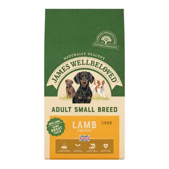 James Wellbeloved Canine Small Breed Kibble Adult Lamb & Rice - 7.5Kg