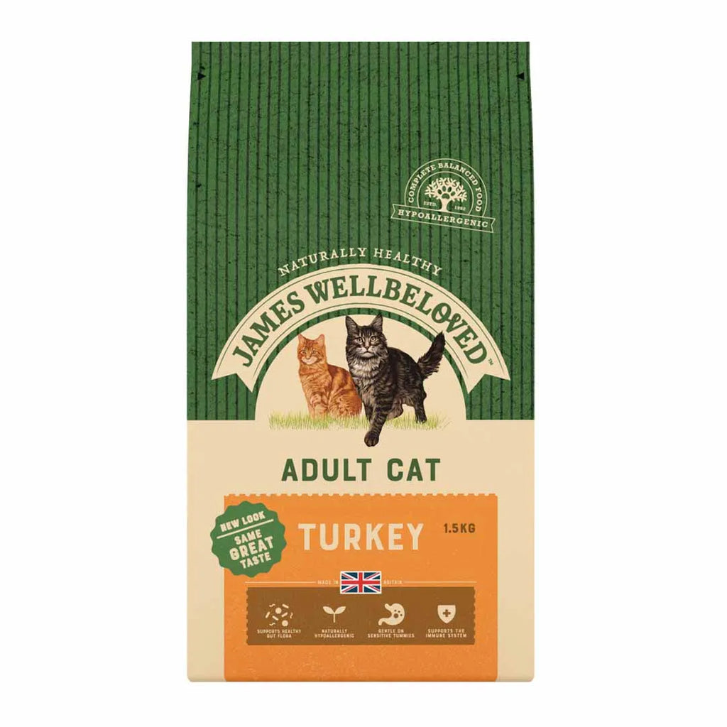 James Wellbeloved Feline Maintenance Adult Turkey & Rice - 1.5Kg