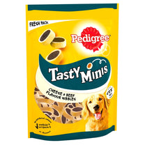 Pedigree Tasty Minis Cheese & Beef Dog Treats 140g