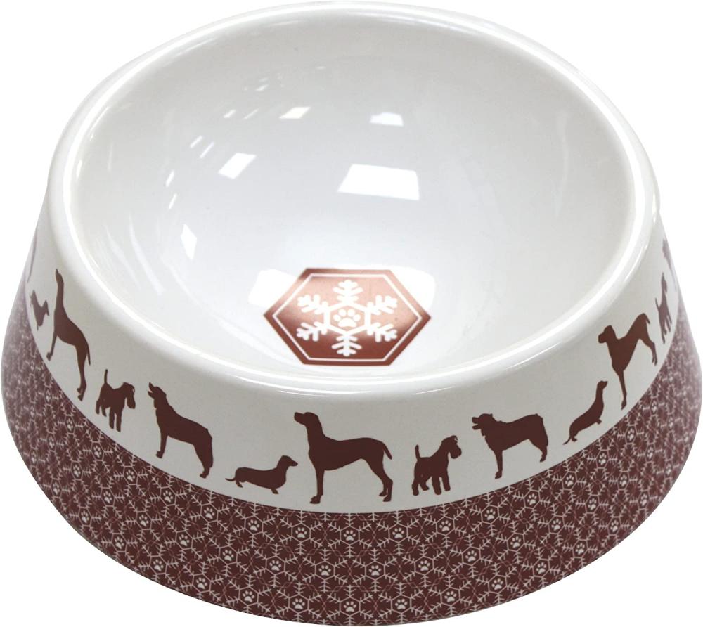 Festive Collection Ceramic Feeding Bowl Dog