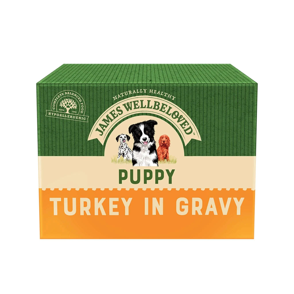 James Wellbeloved Turkey Puppy Wet Dog Food Pouches