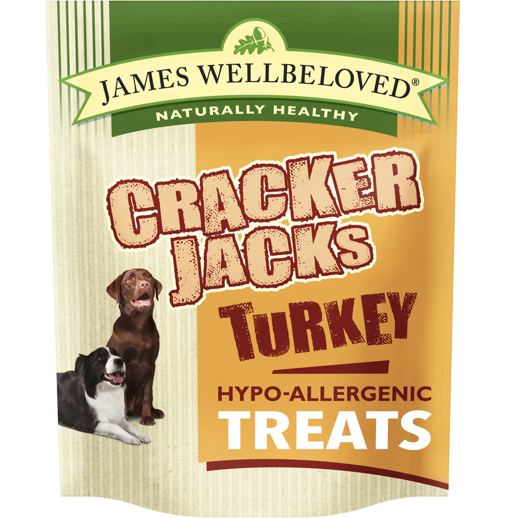 James Wellbeloved Canine - Crackerjacks Treats - Turkey - 225g
