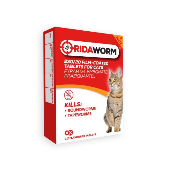 Ridaworm Cat Tablets 230/20mg