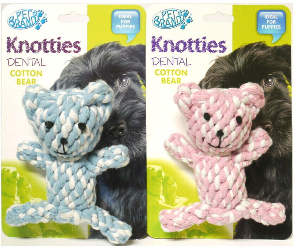Knotties Cotton Teddy Bear for puppies