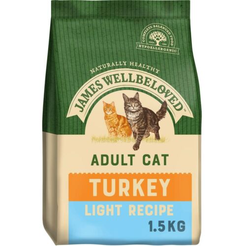 James Wellbeloved Feline Light Food Adult Turkey & Rice - 1.5Kg