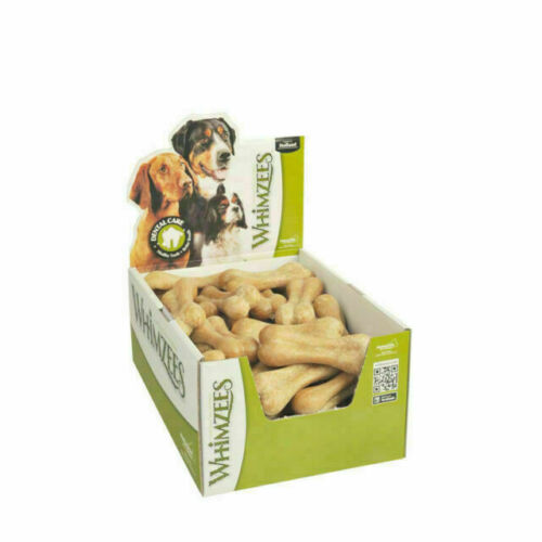 Whimzees Dog Treats Rice Bone - 1pcs - Bone x 50