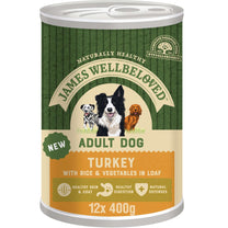 James Wellbeloved Turkey & Rice In Loaf Wet Adult Dog Food